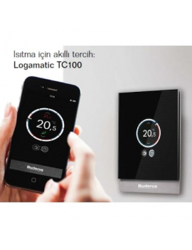 Buderus V1 TC 100 Kablosuz Programlanabilir Oda Termostatı Buderus V1 TC 100 Kablosuz Programlanabilir Oda Termostatı
