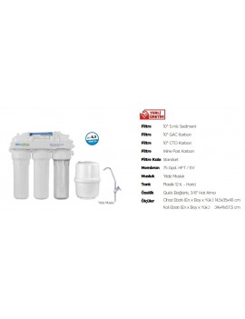 Ecoplus Su Arıtma Cihazı Pompasız (3-04-ECO-1)