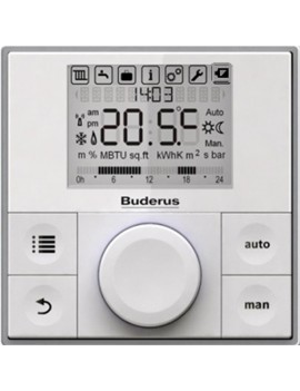 Buderus RC150 Dijital Modülasyonlu Kablolu Oda Termostatı Buderus RC150 Dijital Modülasyonlu Kablolu Oda Termostatı